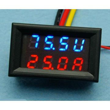 DC 0-200V 0-100A Voltímetro Amperímetro Painel de LED Medidor de voltagem digital AMP